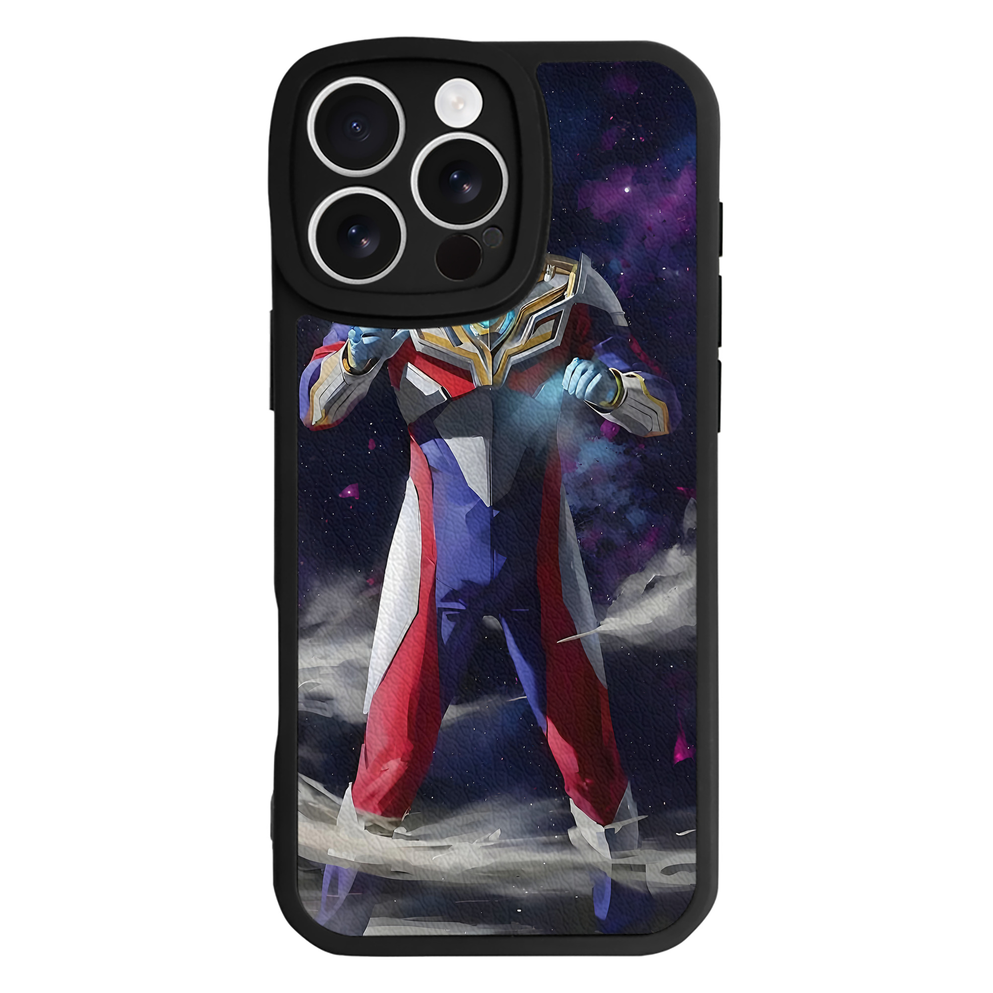（画像用） ウルトラマン Ultraman 【iPhone 16シリーズ対応】シリコンスマホケース（レザー調） 材質：シリコン